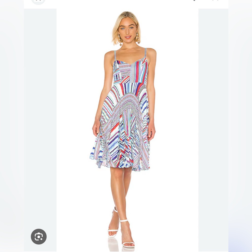 Parker Vibrant Multicolor Magna Midi Dress